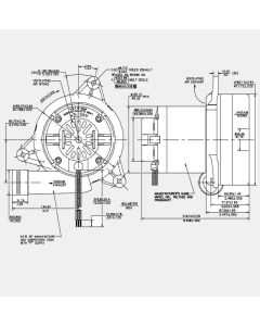 Ametek tristadio by-pass tangenziale diam.183 aspirapolvere centralizzato