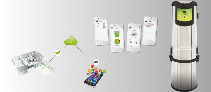 Centrale aspirante Ce07 Ivac configurabile